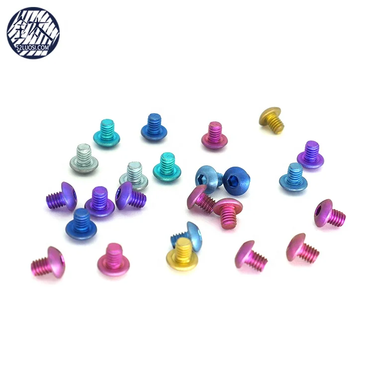 Free Samples Gr2 M1 Small 1mm Pan Head Titanium Screws Never Rust