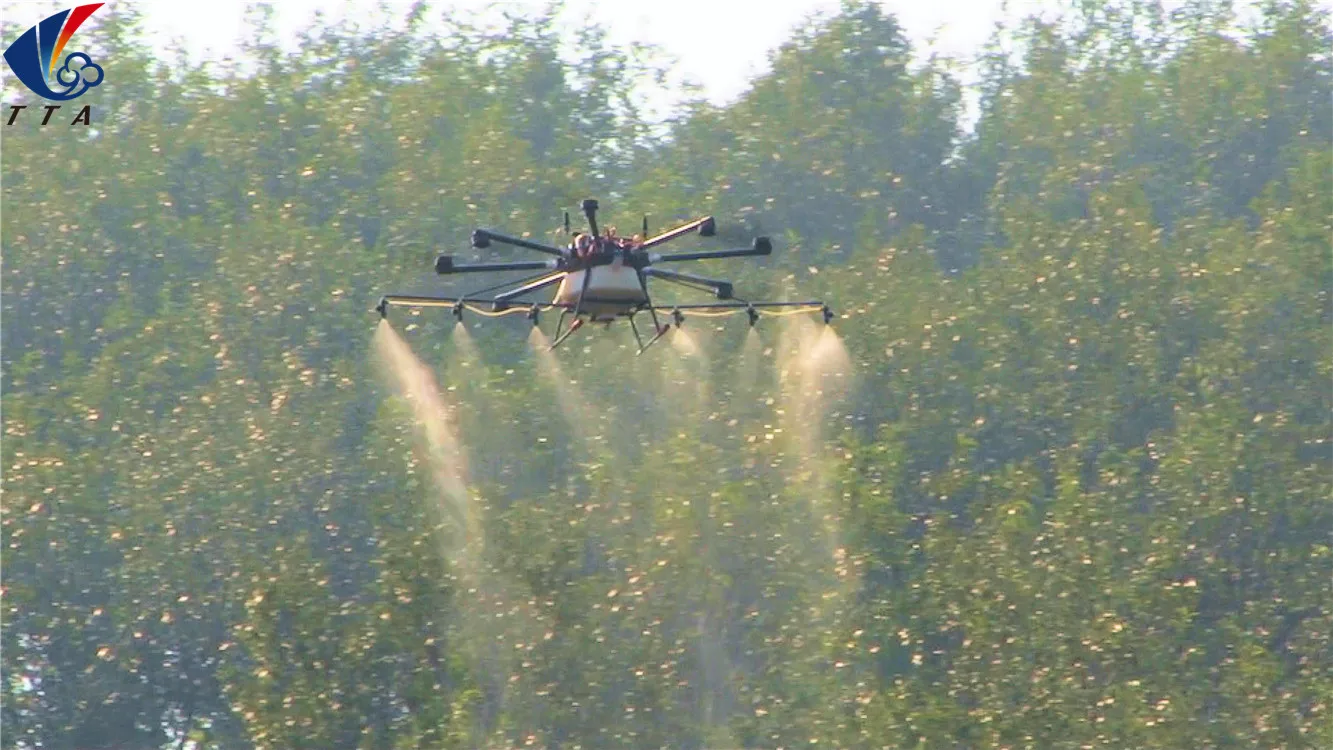 TTA M8APRO 20kg payload carbon frame agriculture pesticide aircraft sprayer drone helicopter