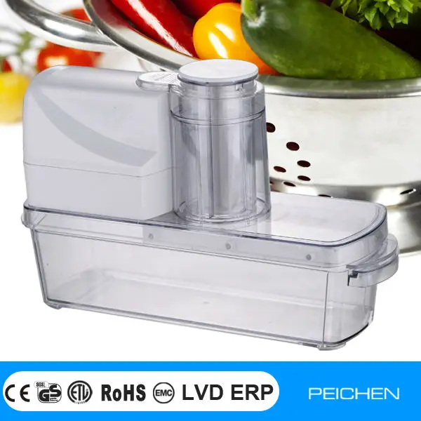 30w Dc Motor Mandolin Electric Potato Slicer With 8 Accessories With Gs