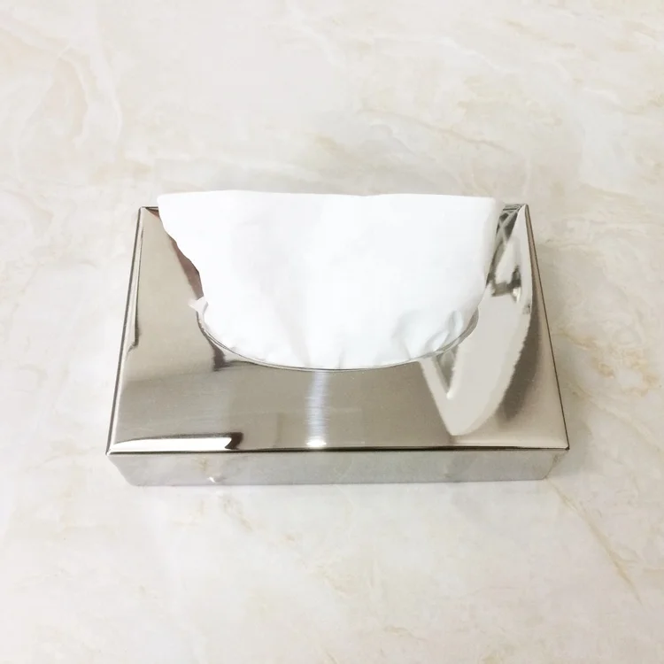Качественная коробка для салфеток домашнего использования и отеля из нержавеющей