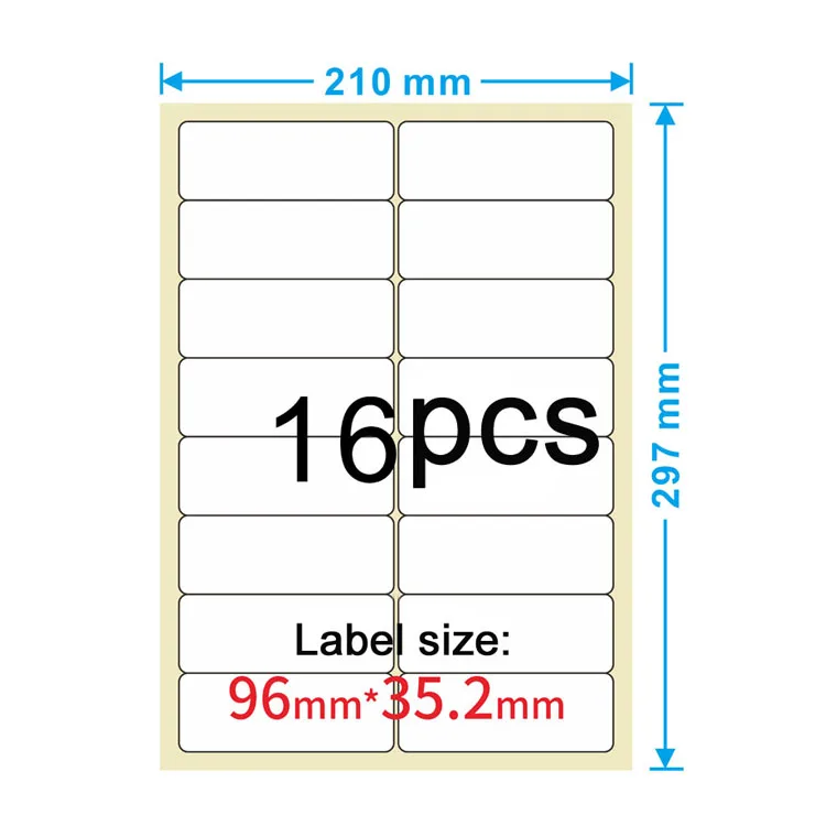 A4 Address Labels Sheets From 4 Labels Per Sheet