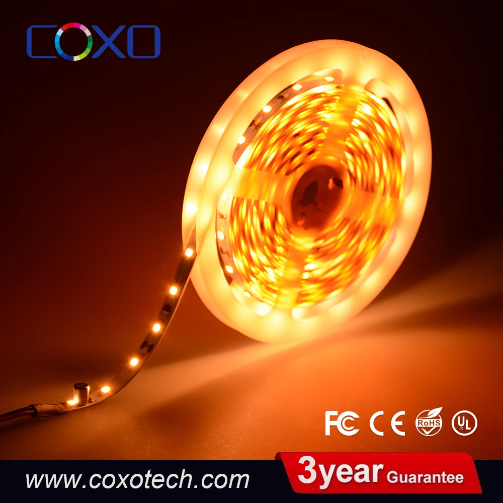 Non водонепроницаемый теплый белый 90 LED / м Гибкая SMD 5630 светодиодные ленты