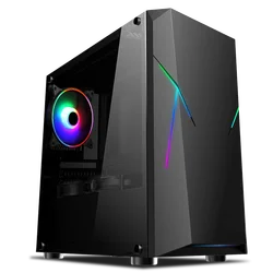 JNP Высокое качество Настольный M-ATX чехол для