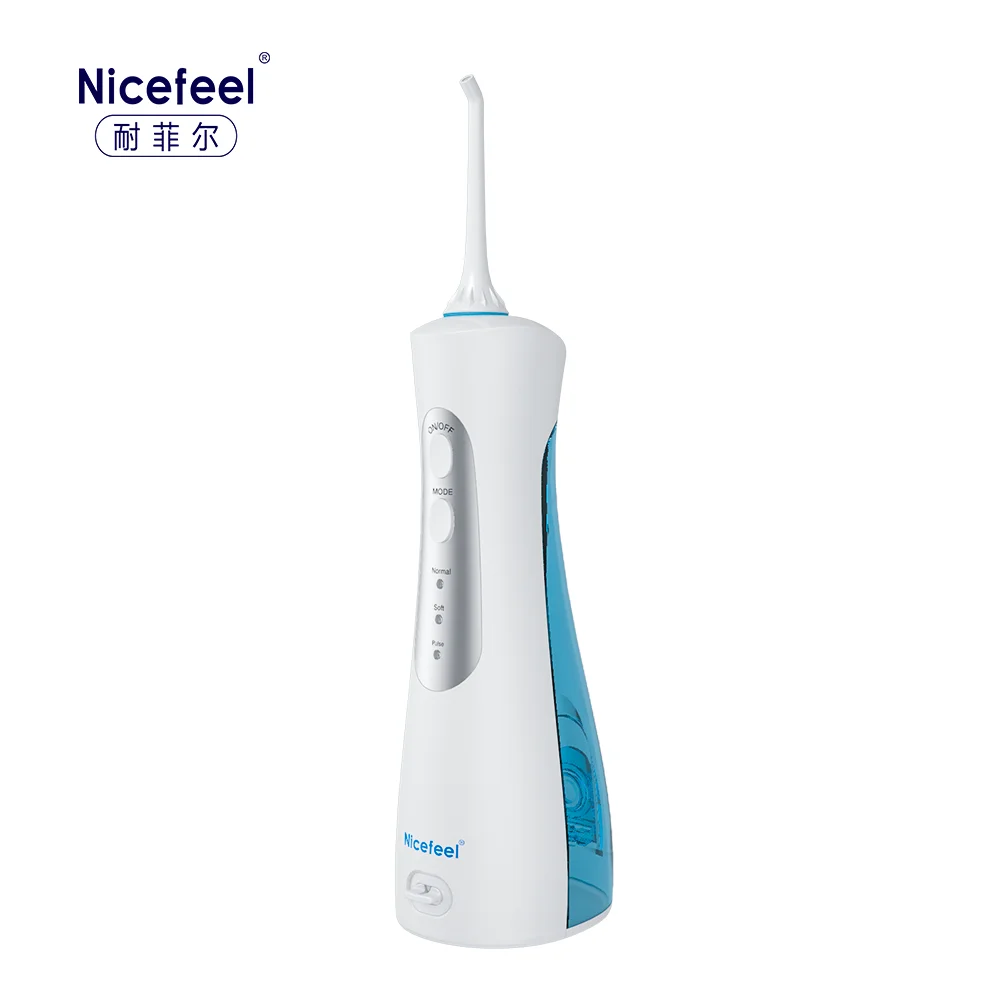 Nicefeel OEM портативный водный Флоссер FC156 3 режима работы 2 стандартных наконечника для путешествий для использования очиститель зубов