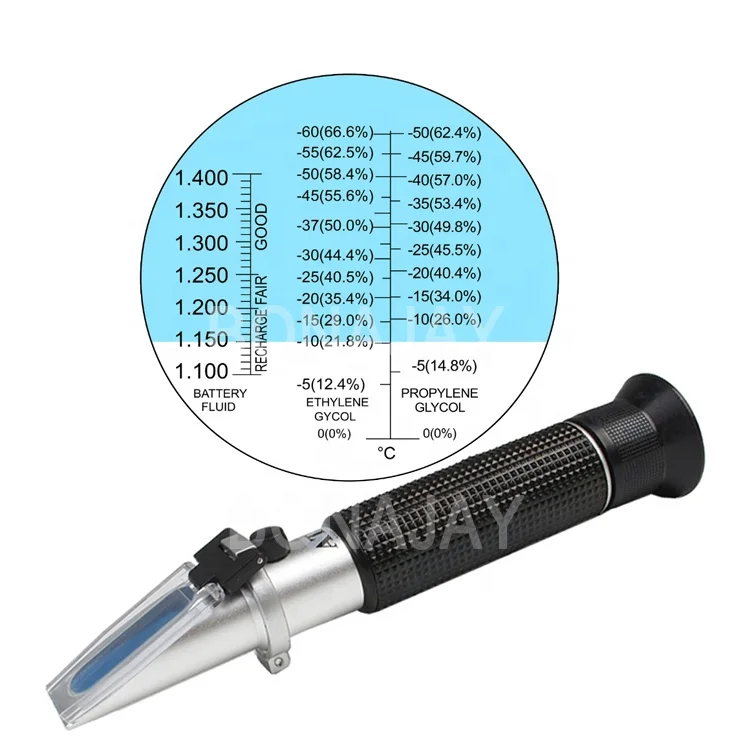3-в-1 автомобильный аккумулятор морозостойкий рефрактометр заряда батареи тест системы охлаждения температуры