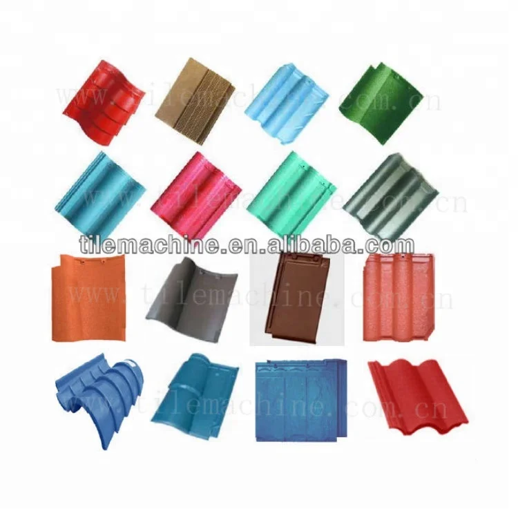 Automatic Unique manufacturing tile pressing Waterproof powerful Cement Roof Tile making Machine at low prices