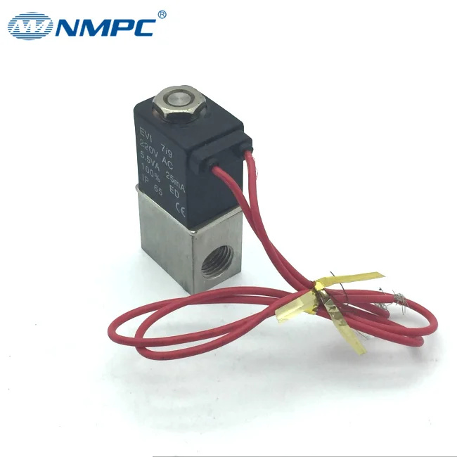 2/2 Way 2V Series DC12V NPT  Direct Acting Normal Closed Air Water Solenoid Valve Mini Pneumatic Con