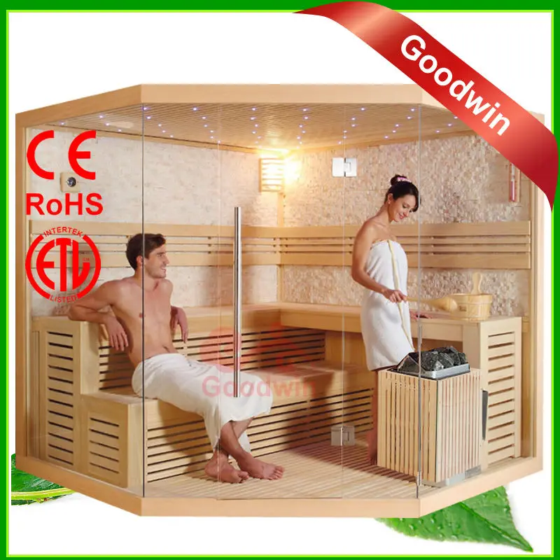 New Product Wholesale Price Cerabon Heater Fiber Far Infrared Saunas  Prefabricated Wooden House Gw-2h7b - Buy Saunas Chambre Product on  