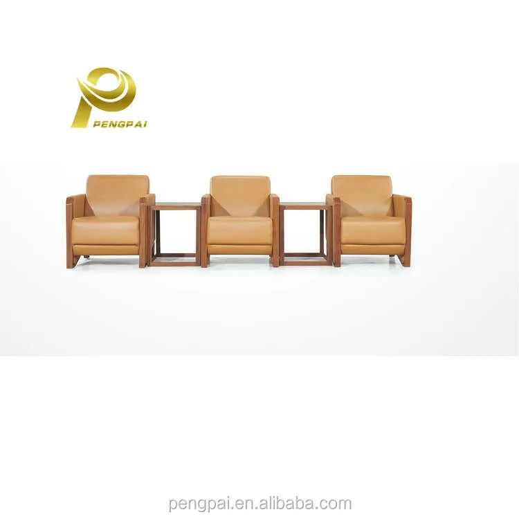 
PENGPAI азиатская модель руководителя Роскошный итальянский античный дизайн chesterfield гостиная офисный диван современный 