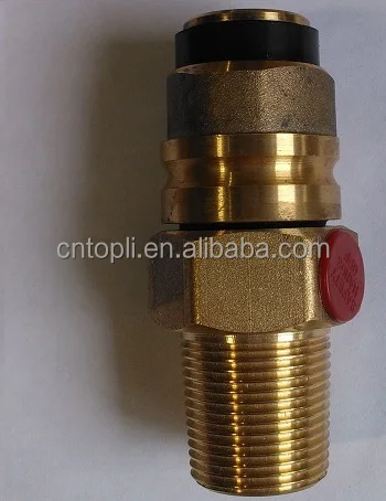 35mm Safety Cylinder Brass Gas Valve