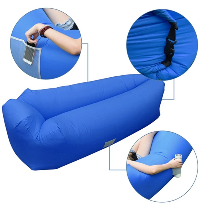 Air Sofa Chair with Carrying Bag,Inflatable Couch Air loungers Waterproof Lazy bag for Indoor/Outdoor Camping,Beach,Pool,Park,Garden and Travelling WINTREK Inflatable Lounger 