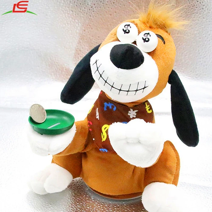 25CM Talking Ben Plush Toy Cartoon Dog Dolls Stuffed Soft Toy