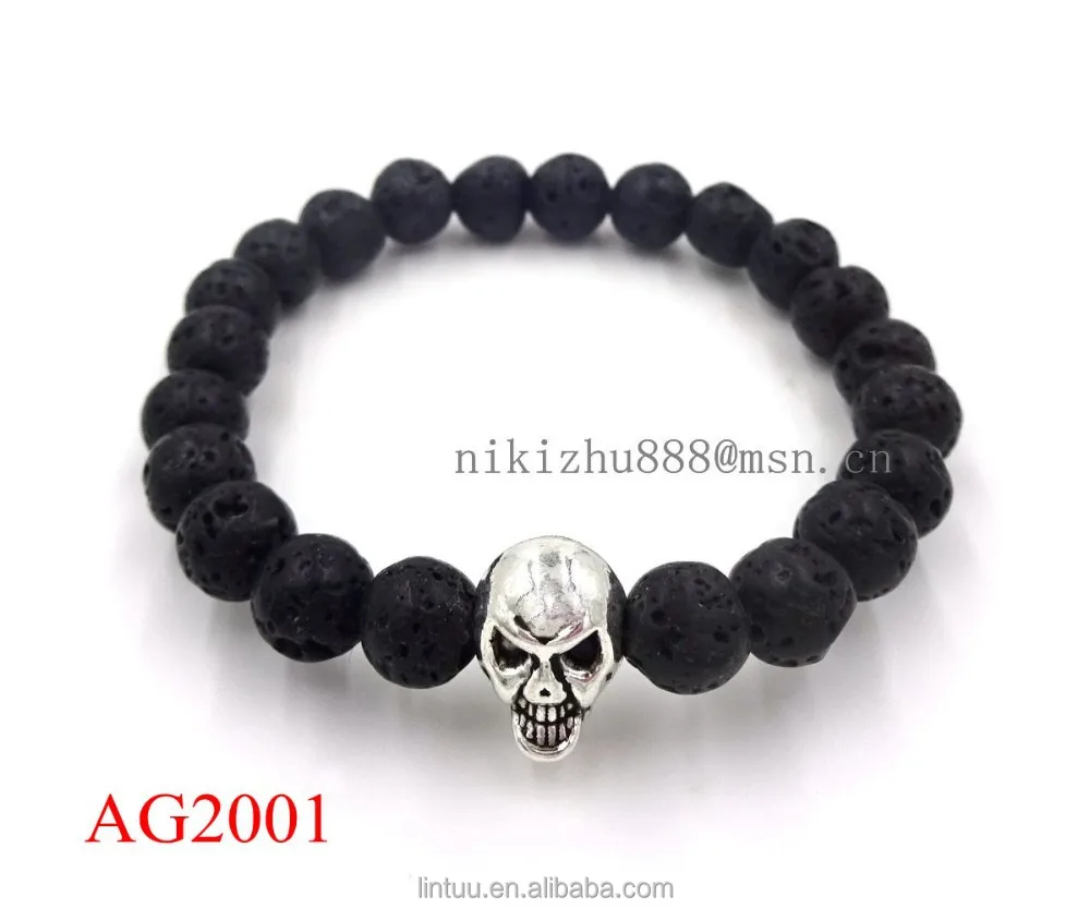 handmade skull bracelet