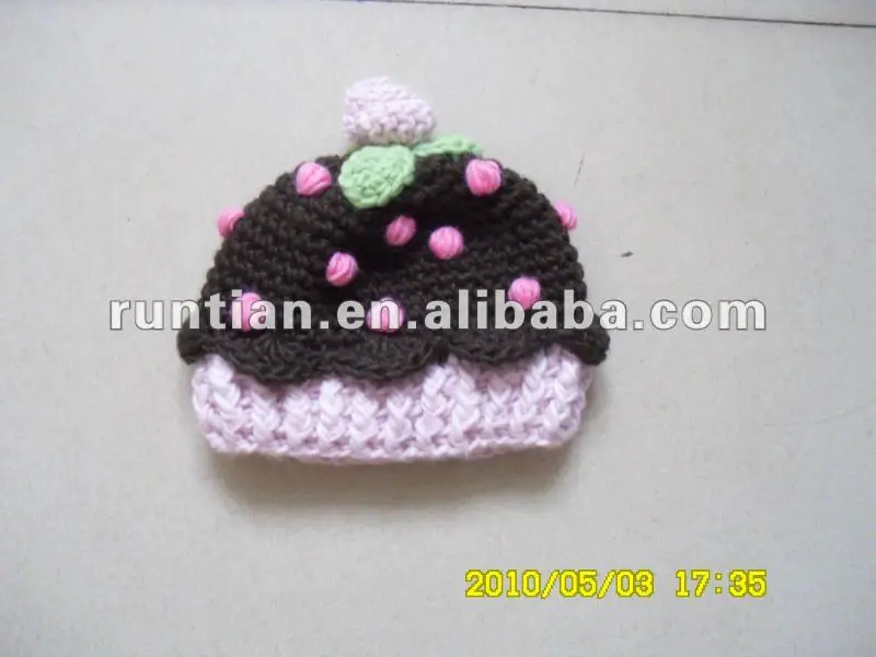 Baby Crochet Cupcake Hat - Buy Crochet 