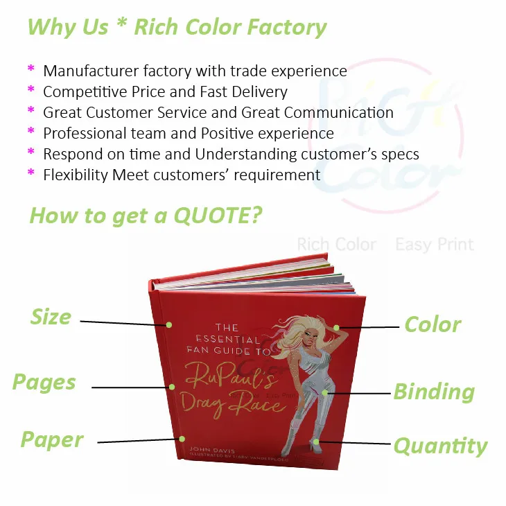 Children Hardcover Book Printing Wholesale Custom Offset Printing