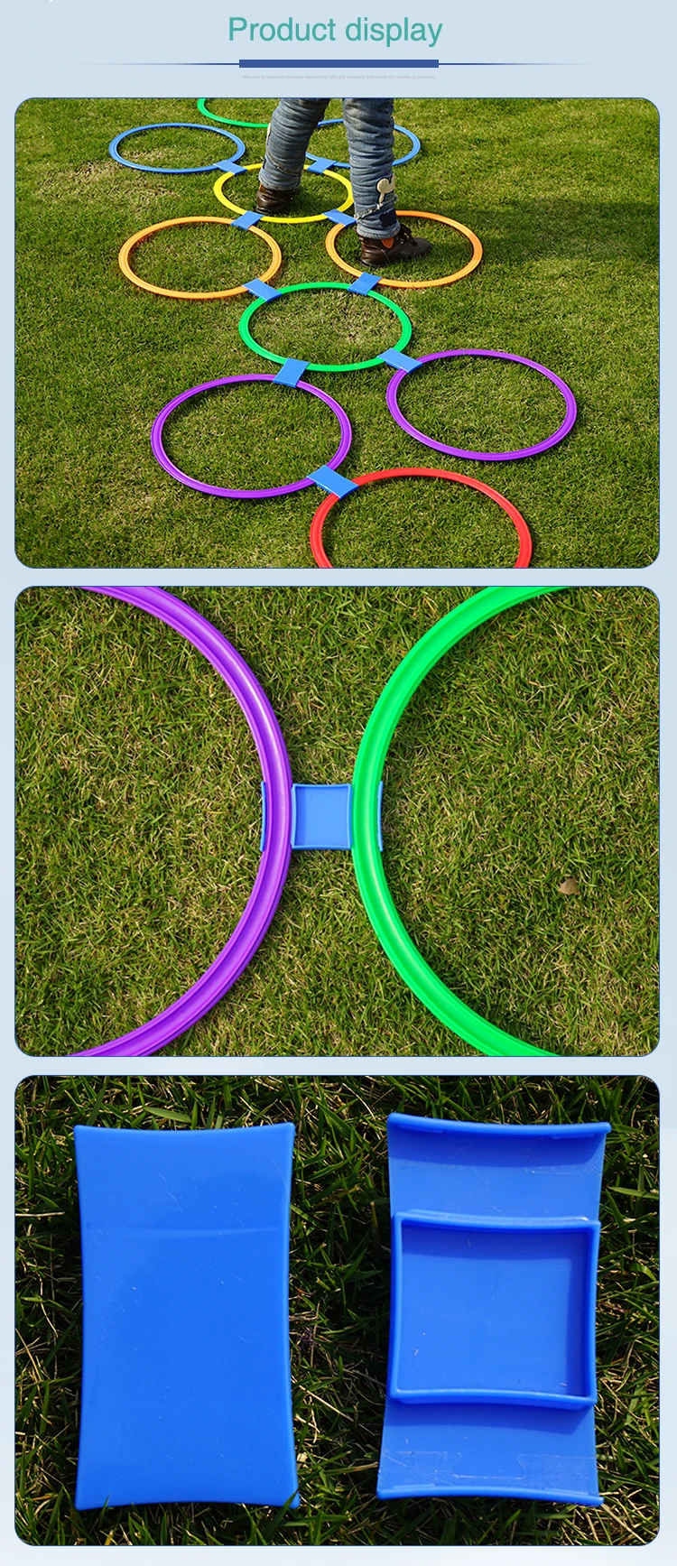 Outdoor Garden Children Play Kindergarten Toys Plastic Hopscotch ...