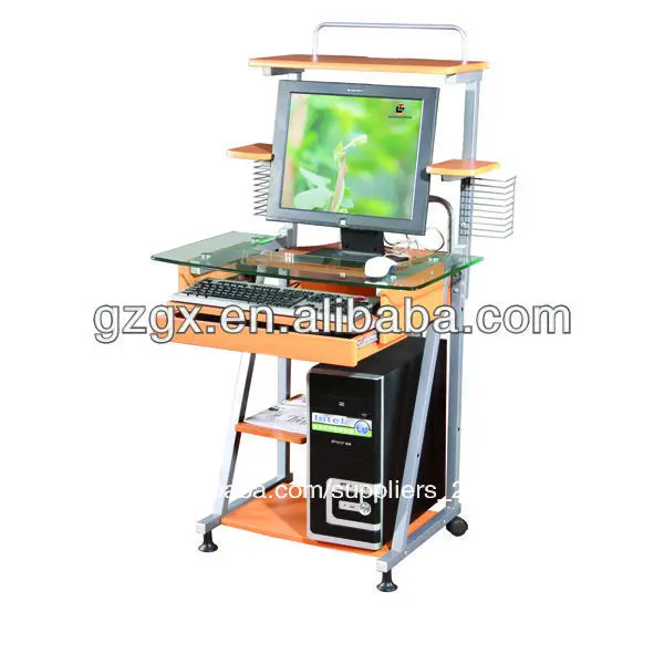 Claro Vidrio Escritorio De La Computadora Diseño De Modelos Gx-0995 - Buy  Claro Vidrio Escritorio De La Computadora Product on Alibaba.com