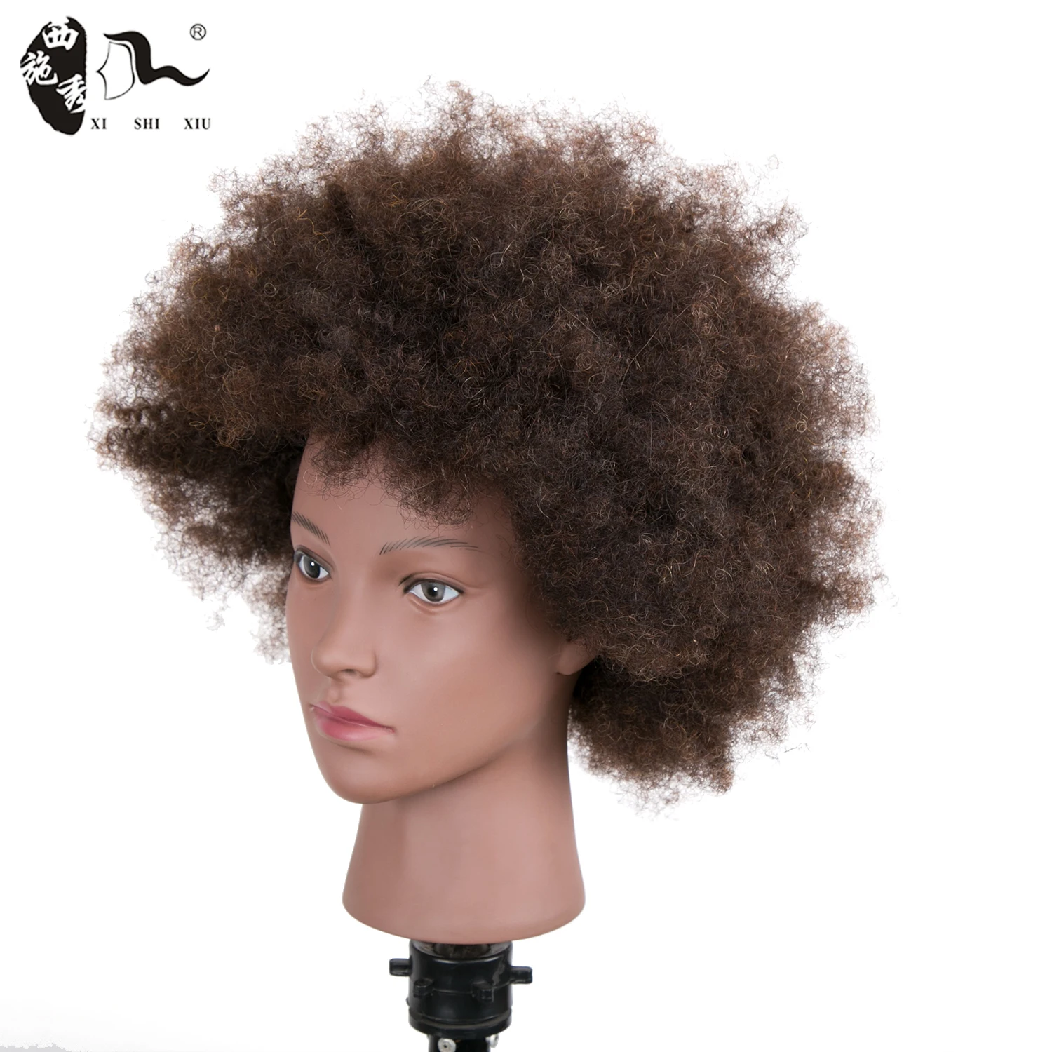 Curly Hair Mannequin Head Hairdressing Training For Hair Styling