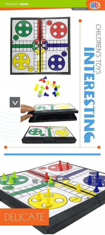 Ludo jogo de tabuleiro leve ludo jogo plástico multiuso simples portátil 5  em 1 jogo de tabuleiro ludo - AliExpress