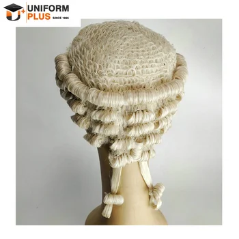 High Quality 100% Horse Hair Traditional Court Legal Wear Judge Lawyer ...