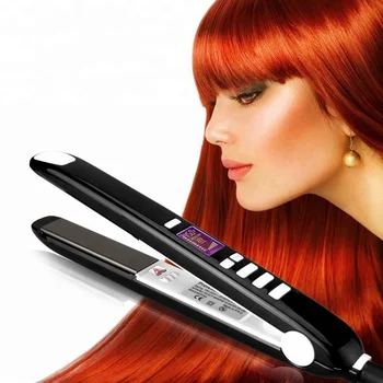 professional nano titanium salon Keratin Treatment electric hair Straightener 450 230 degrees private label flat irons