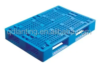 HDPE Durable Hard Plastic Pallet with 8 Steel Tubes for Sale