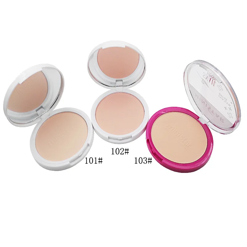 MINISTAR Beauty Cosmetics Makeup Concealer Whitening Brightening Snail Face Foundation Powder