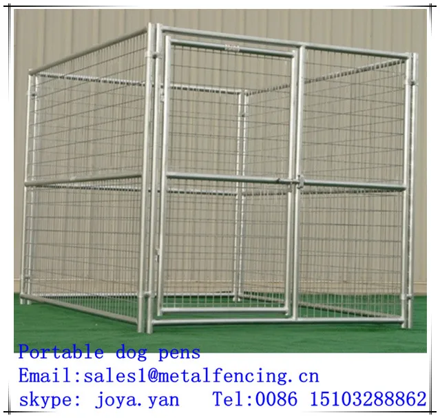 steel dog pen