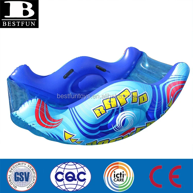 Customized Rapid Rocker Rider Inflatable Pool Water Kids Rocker Toy Large Inflatable Water Pool Toys Custom Kids Rocker