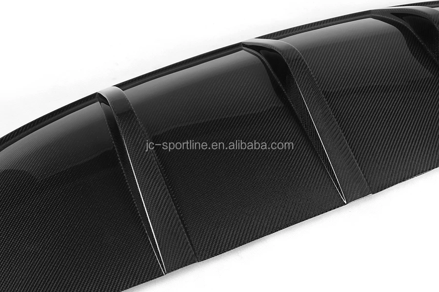 E71 X6 Carbon Fiber Rear Bumper Lower Diffuser Spoiler For BMW X6