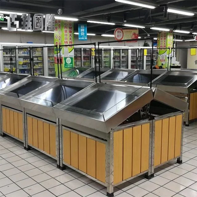 Price Display Stand Stainless Steel Heavy Duty Fruit And Vegetable