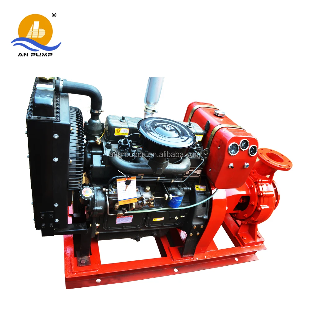 500gpm 750gpm 1250gpm End Suction Diesel Water Fire Pump