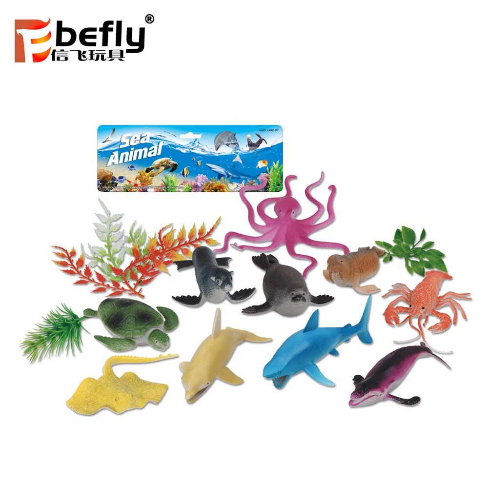 Small Sea Creature Plastic Toy Animals Set For Children - Buy Plastic Toy  Animals Set,Toy Animals Set,Sealife Animal Toy Product on 
