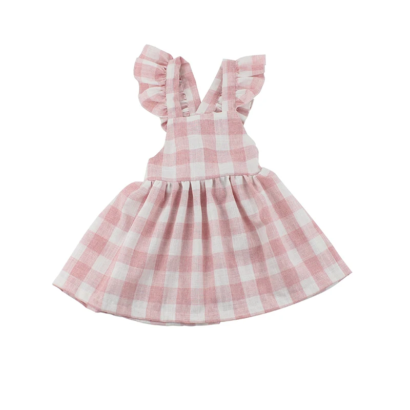 Pink Plaid Baby Backless Frill Sleeve Party Pinafore Summer Dress Buy Girls Smocked Dresses Girls Plus Size Party Dress Children Clothes Girls Dresses Product On Alibaba Com
