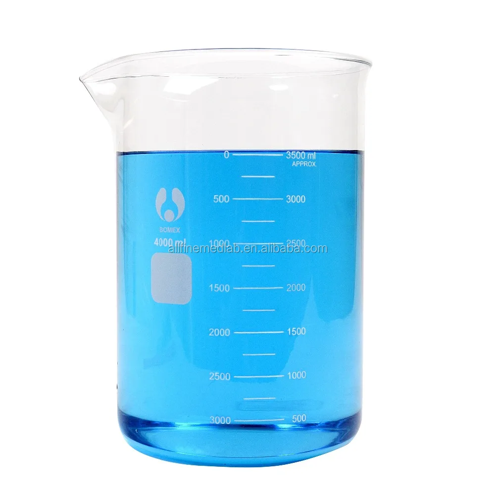 Gelas Kimia Lab 0ml 500ml 1000ml 4000ml Buy Laboratorium Gelas Beaker Beaker Kaca Ukur Gelas Product On Alibaba Com