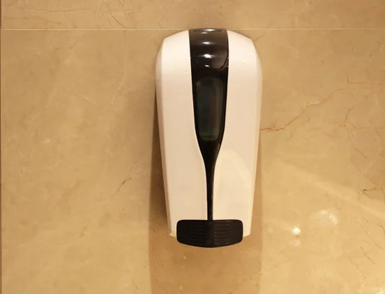 500 ML Smart Hand Sanitizer Manual Foaming Fog ABS Plastic Wall Mounted Liquid Soap Dispenser