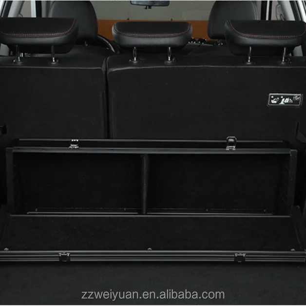 Waterproof Leather Auto Car Boot Storage With Lock Catch