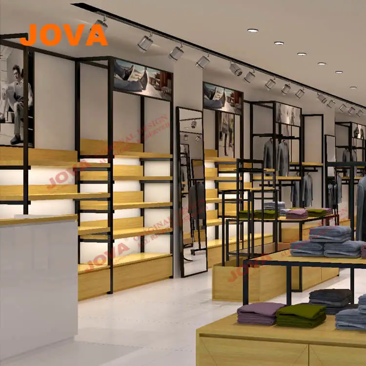 Best Men Clothing Stores Equipment for Shop Interior Design
