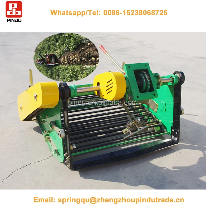 Automatic One Row 3 Point Potato Radish Harvester Harvesting Machine