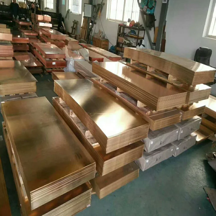 High Quality 2mm Brass Plate Cuzn40 Cuzn36 H65 H60 H62 H65 Brass Sheet