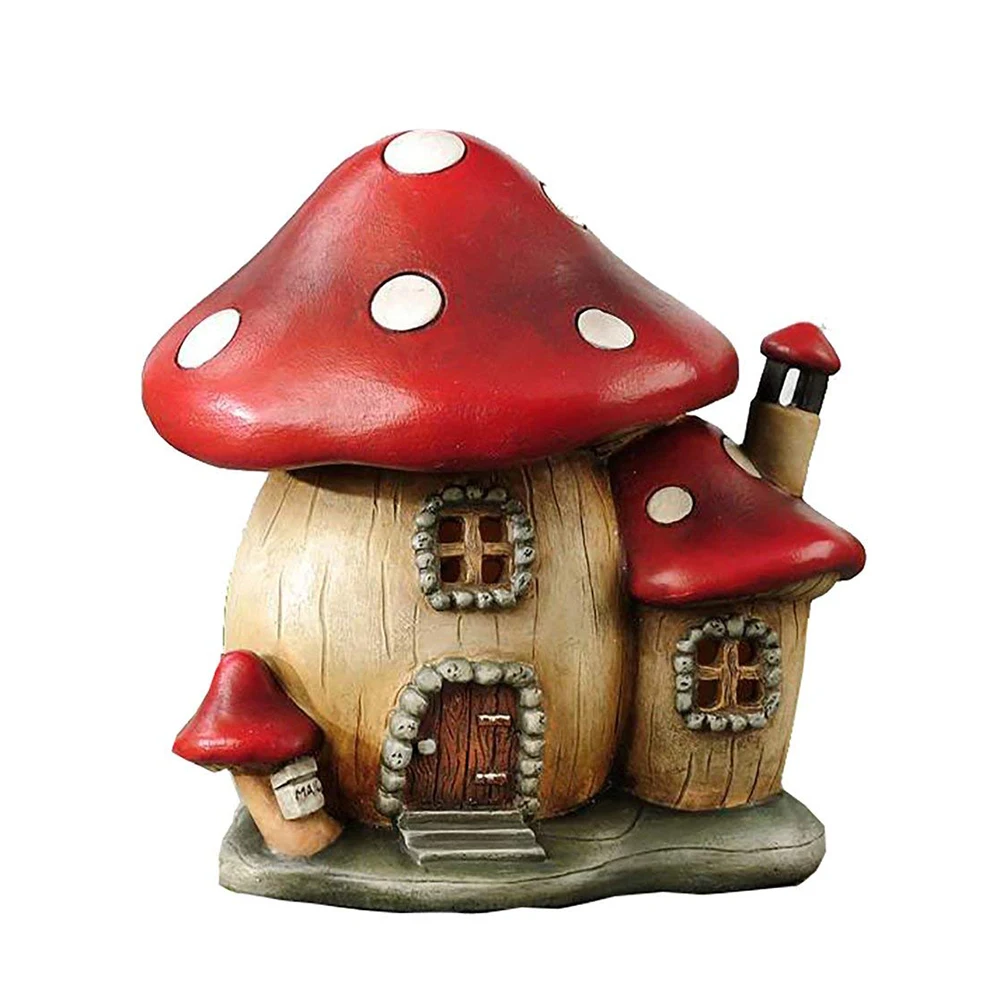 Tbest décoration de maison de champignon Décorations de champignon exquises  imperméables à l'eau de résine d'ornement de maison - Cdiscount Maison