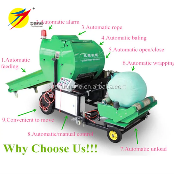 Made in China Latest Round Maize or Corn Silage Compactor
