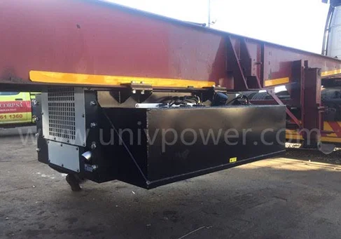 TK Underslung Genset Use Kubota Engine with Big Fuel tank From UNIV Factory for Reefer Container Use