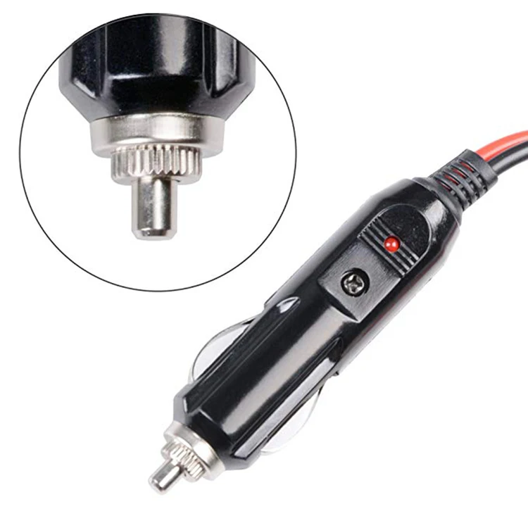24 volt cigarette lighter plug 12 Volt 24 Volt Cigarette Lighter Plug Battery Terminal Car Cigarette  Lighter Cable