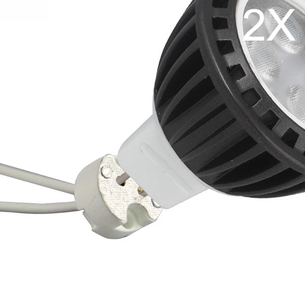 20er Pack GU5.3 Fassung MR16 Keramik Lampenfassung 15 Cm Kabel 12V-250V 3A 250°C Hitzebeständig