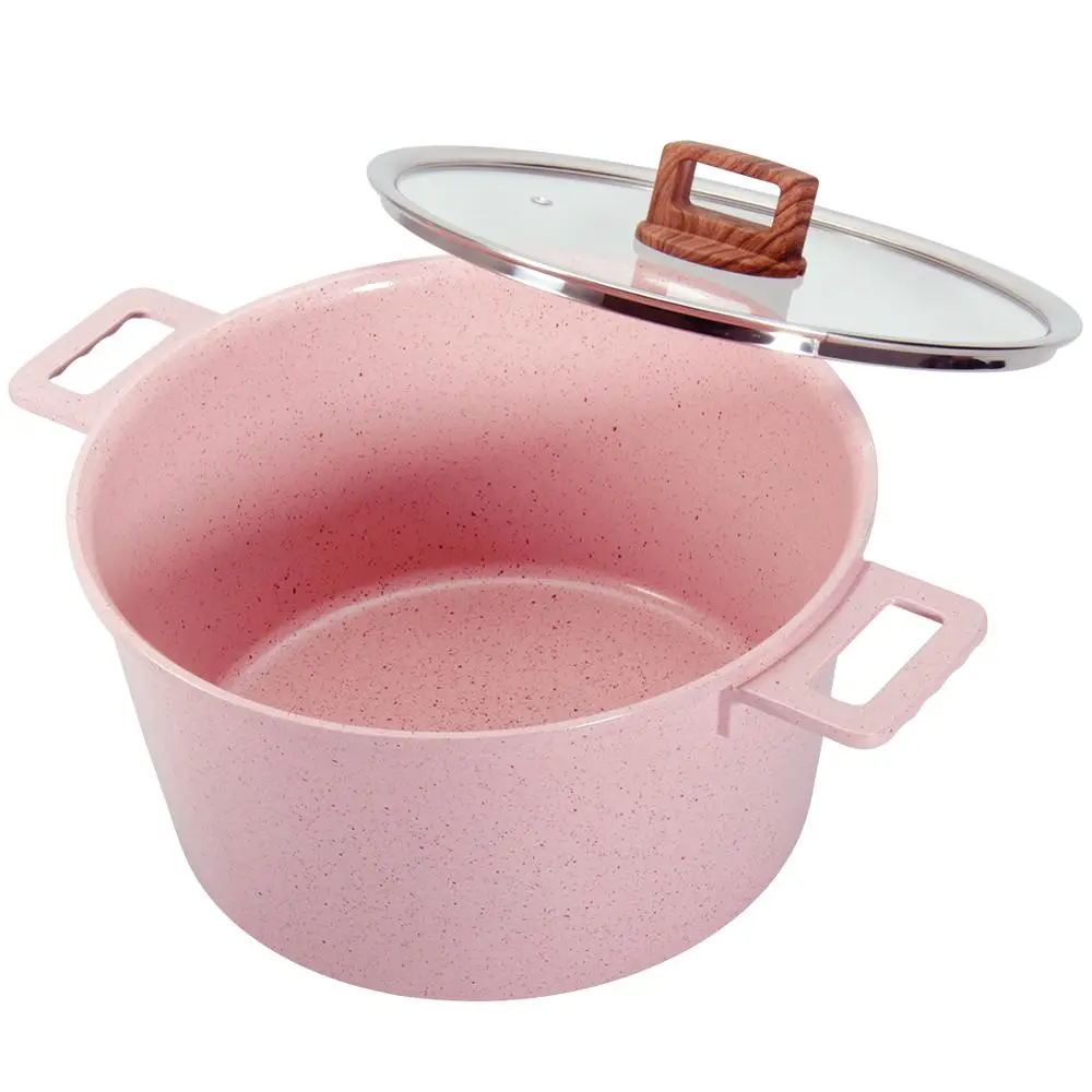 16pcs Die Casting Aluminum Ceramic Coating Cookware Set