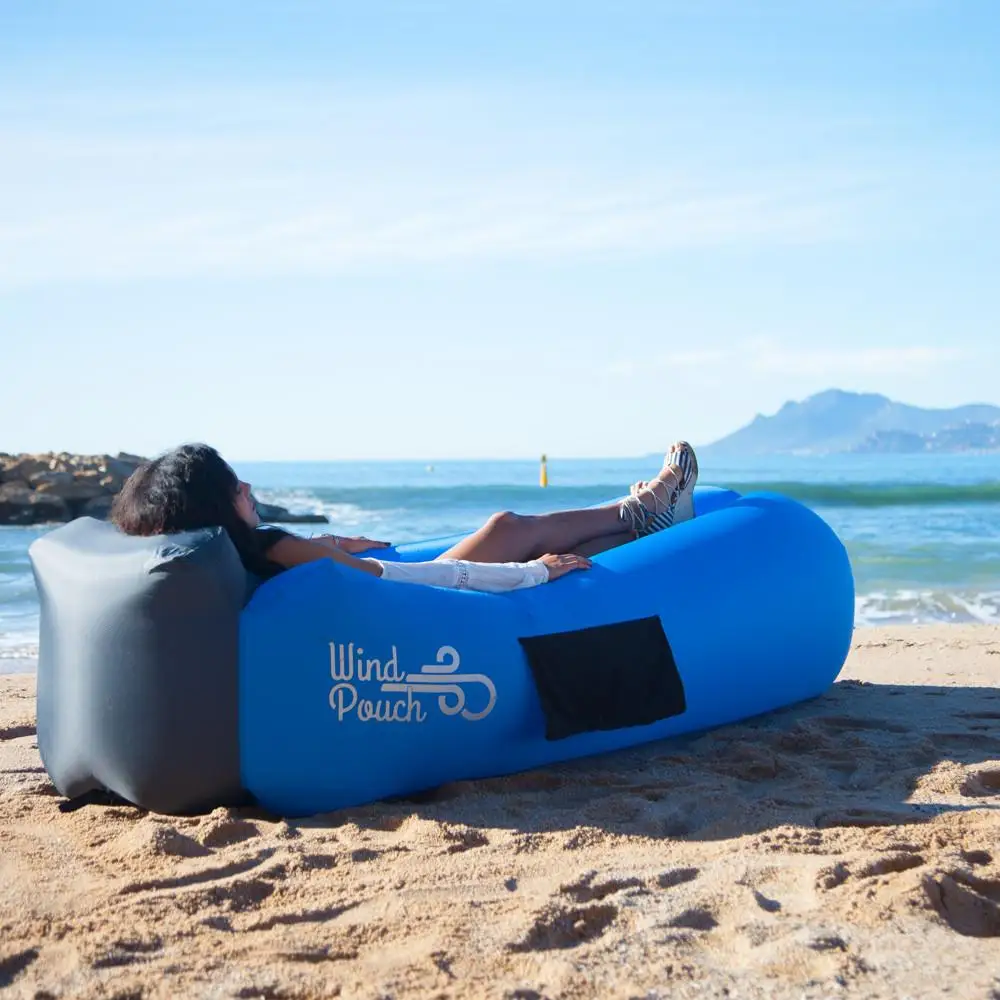 Patent Inflatable Loungers Durable, Comfortable Outdoor Seating