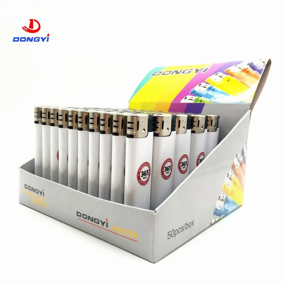 Electric Lighters Cigarette Plastic Refillable Kitchen Gas Lighter with Pvc  Picture 818 Sticker