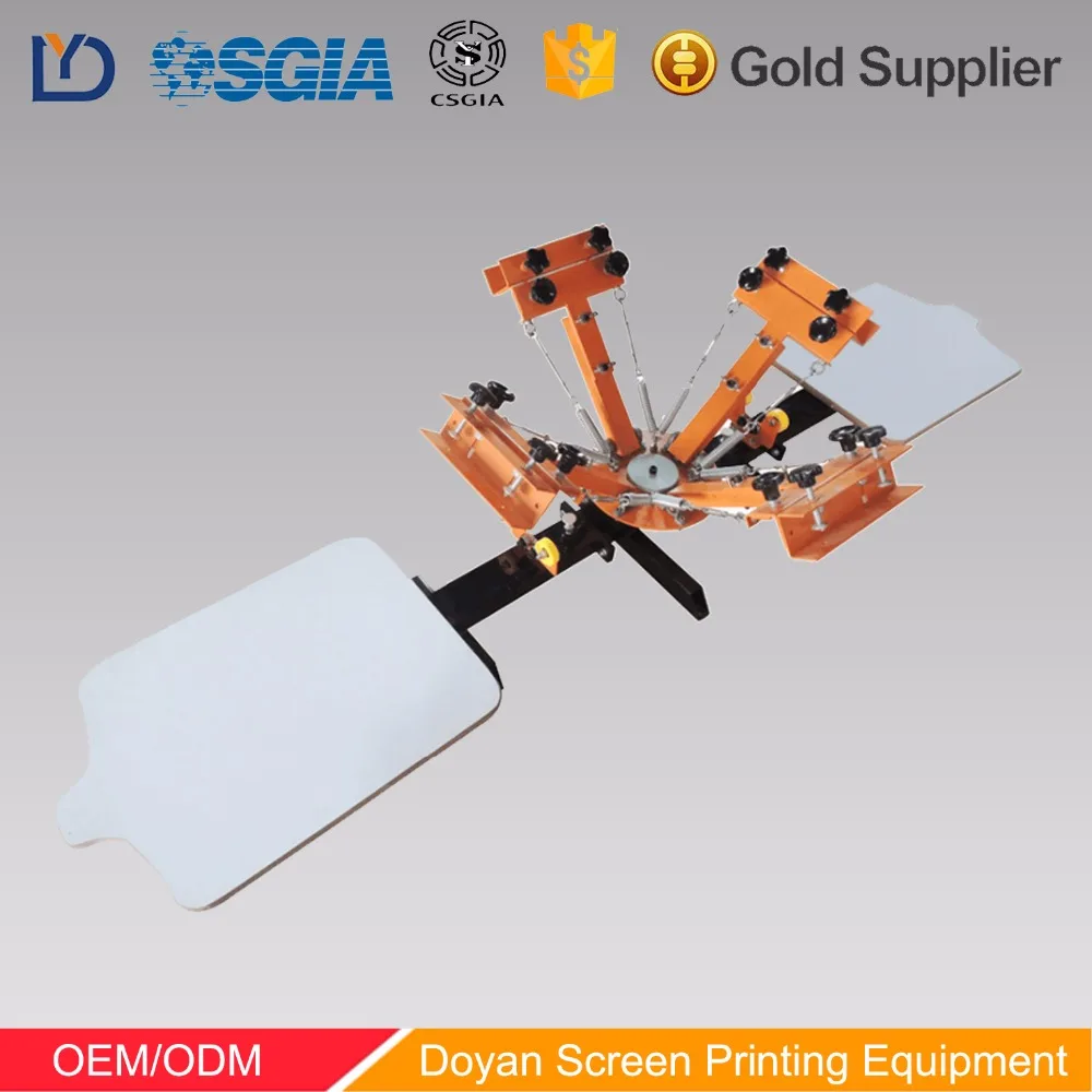 4箇所シルクスクリーン印刷機 本体 4箇所シルクスクリーン印刷機 本体