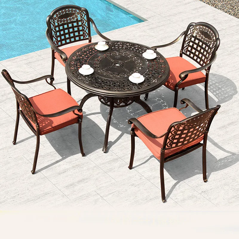 New Modern Patio Furniture Best Selling Wrought Iron Restaurant Patio Chair Metal Furniture Sets Buy Mental Chair Metal Furniture Sets Table Set Product On Alibaba Com